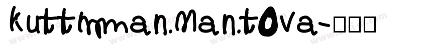 Cuttman Man tova字体转换